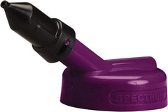 Trico - 4 Gal Capacity Polyethylene Oil Storage System - 1/4" Tip OD, 7" Straight Spout, Purple - Eagle Tool & Supply