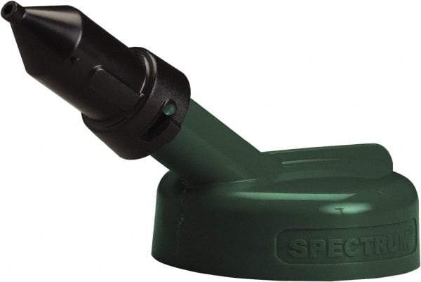 Trico - 4 Gal Capacity Polyethylene Oil Storage System - 1/4" Tip OD, 7" Straight Spout, Dark Green - Eagle Tool & Supply