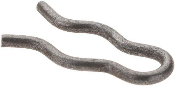 Value Collection - 7/64" Groove, 5/8" Long, Plain Spring Steel Hair Pin Clip - 3/16" Clip Diam, 0.047" Shaft Diam, Grade 2 - Eagle Tool & Supply