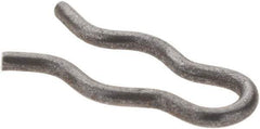 Value Collection - 7/64" Groove, 5/8" Long, Plain Spring Steel Hair Pin Clip - 3/16" Clip Diam, 0.047" Shaft Diam, Grade 2 - Eagle Tool & Supply
