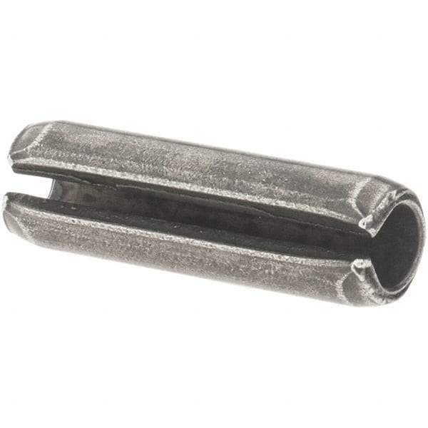 Value Collection - 7/32" Diam x 3/4" Long Slotted Spring Pin - Grade 1070-1090 Alloy Steel, Uncoated - Eagle Tool & Supply