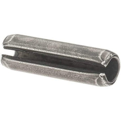 Value Collection - 7/32" Diam x 3/4" Long Slotted Spring Pin - Grade 1070-1090 Alloy Steel, Uncoated - Eagle Tool & Supply