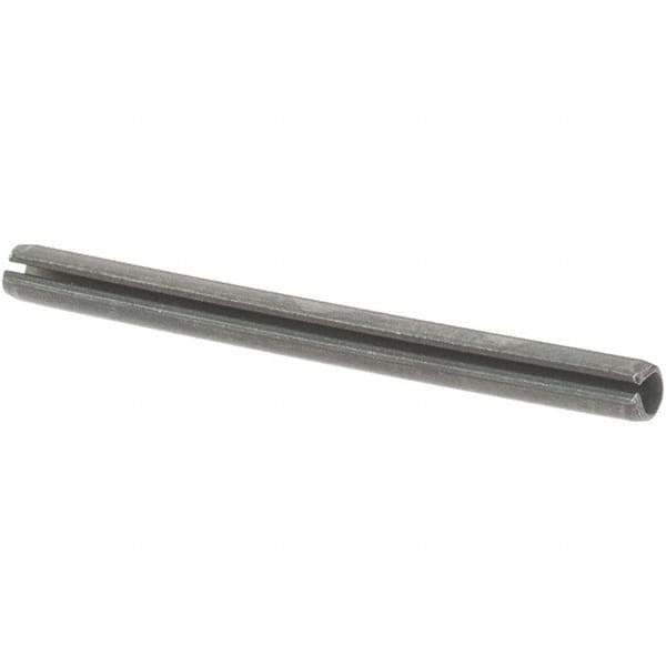 Value Collection - 5/64" Diam x 1" Long Slotted Spring Pin - Grade 1070-1090 Alloy Steel, Uncoated - Eagle Tool & Supply