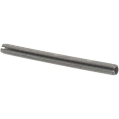 Value Collection - 5/64" Diam x 1" Long Slotted Spring Pin - Grade 1070-1090 Alloy Steel, Uncoated - Eagle Tool & Supply