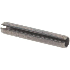 Value Collection - 1/16" Diam x 3/8" Long Slotted Spring Pin - Grade 1070-1090 Alloy Steel, Black Oxide Finish - Eagle Tool & Supply
