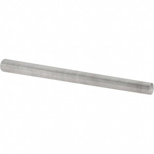 Value Collection - Size 8, 0.3672" Small End Diam, 0.492" Large End Diam, Uncoated Steel Taper Pin - Grade C-12L14, 6" OAL, 6 Pin Length - Eagle Tool & Supply