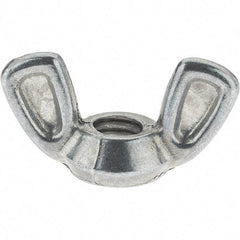 Value Collection - 5/16-18 UNC, Zinc Plated, Alloy Steel Type 1 Wing Nut - 1-7/32" Wing Span, 5/8" Wing Span - Eagle Tool & Supply