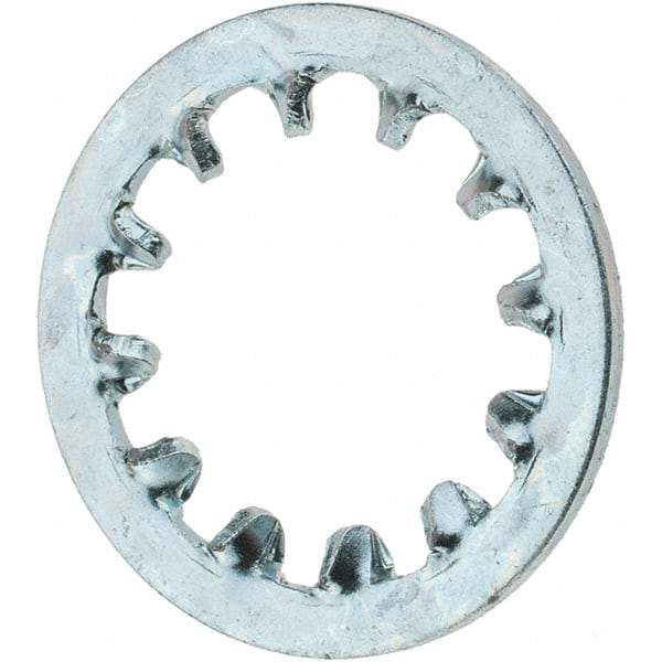 Value Collection - 1/2" Screw, Steel Internal Tooth Lock Washer - Zinc-Plated, Grade 2 - Eagle Tool & Supply