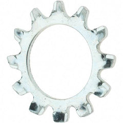 Value Collection - 5/8" Screw, Steel External Tooth Lock Washer - Zinc-Plated, Grade 2 - Eagle Tool & Supply