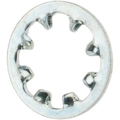 Value Collection - #12 Screw, Steel Internal Tooth Lock Washer - Zinc-Plated, Grade 2 - Eagle Tool & Supply