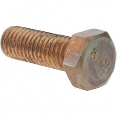 Value Collection - 1/2-13 UNC, 1-1/2" Length Under Head Hex Head Cap Screw - Silicon Bronze, 3/4" Hex - Eagle Tool & Supply