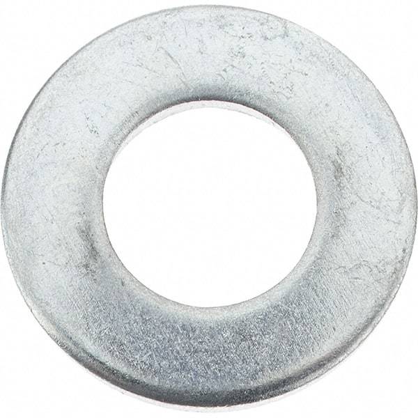 Value Collection - 5/16" Screw, Steel SAE Flat Washer - 11/32" ID x 11/16" OD, 1/16" Thick, Zinc-Plated Finish - Eagle Tool & Supply
