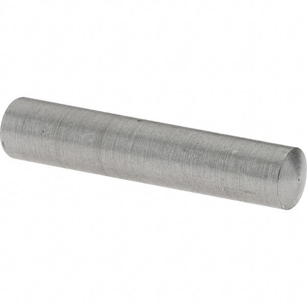 Value Collection - Size 7, 0.3674" Small End Diam, 0.409" Large End Diam, Uncoated Steel Taper Pin - Grade C-12L14, 2" OAL, 2 Pin Length - Eagle Tool & Supply