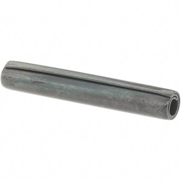 Value Collection - 5/32" Diam x 1" Long Coiled Spring Pin - Grade 1070-1090 Alloy Steel, Black Oxide Finish - Eagle Tool & Supply