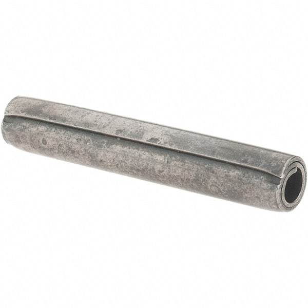 Value Collection - 7/32" Diam x 1-3/8" Long Coiled Spring Pin - Grade 1070-1090 Alloy Steel, Uncoated - Eagle Tool & Supply