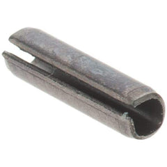 Value Collection - 1/16" Diam x 1/4" Long Slotted Spring Pin - Grade 1070-1090 Alloy Steel, Black Oxide Finish - Eagle Tool & Supply