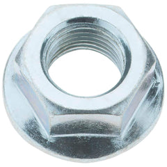 Value Collection - 1/2-20, 1.031" Flange Diam, Serrated Flange Nut - Grade Grade 2 Steel, Zinc-Plated Finish, 0.458" Flange Height - Eagle Tool & Supply