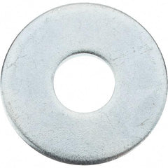 Value Collection - M12 Screw, Steel Fender Flat Washer - 13mm ID x 37mm OD, 3mm Thick, Zinc-Plated Finish - Eagle Tool & Supply