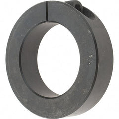 Value Collection - 1-3/4" Bore, Steel, One Piece Clamp Collar - 2-3/4" Outside Diam, 11/16" Wide - Eagle Tool & Supply