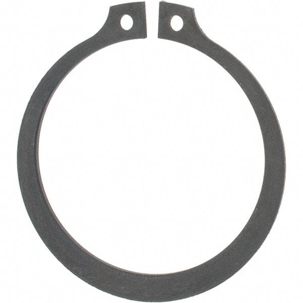 Rotor Clip - 42.5mm Groove Diam, 45mm Shaft Diam, Phosphate Spring Steel, Snap External Retaining Rings - 1.85mm Groove Width, 1.25mm Groove Depth, 1.75mm Ring Thickness, Grade DIN I7221 _ I7223 - Eagle Tool & Supply