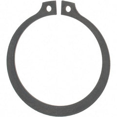 Rotor Clip - 42.5mm Groove Diam, 45mm Shaft Diam, Phosphate Spring Steel, Snap External Retaining Rings - 1.85mm Groove Width, 1.25mm Groove Depth, 1.75mm Ring Thickness, Grade DIN I7221 _ I7223 - Eagle Tool & Supply
