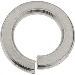 Value Collection - M16, 16.2mm ID, 27.4mm OD, 3.5mm Thick Split Lock Washer - 316 Austenitic Grade A4 Stainless Steel, Uncoated, 16.2mm Min ID, 17mm Max ID, 27.4mm Max OD - Eagle Tool & Supply