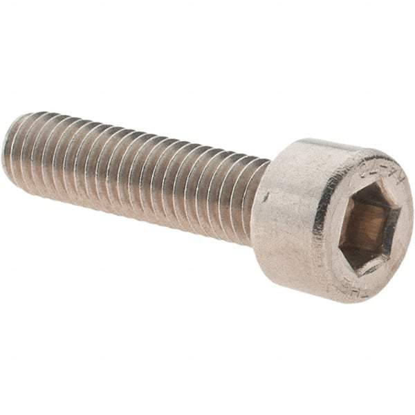 Value Collection - M5x0.80 Metric Coarse Hex Socket Drive, Socket Cap Screw - Grade 316 & Austenitic A4 Stainless Steel, Uncoated, Fully Threaded, 20mm Length Under Head - Eagle Tool & Supply