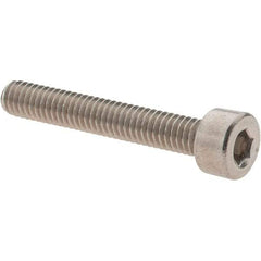 Value Collection - M4x0.70 Metric Coarse Hex Socket Drive, Socket Cap Screw - Grade 316 & Austenitic A4 Stainless Steel, Uncoated, Partially Threaded, 25mm Length Under Head - Eagle Tool & Supply