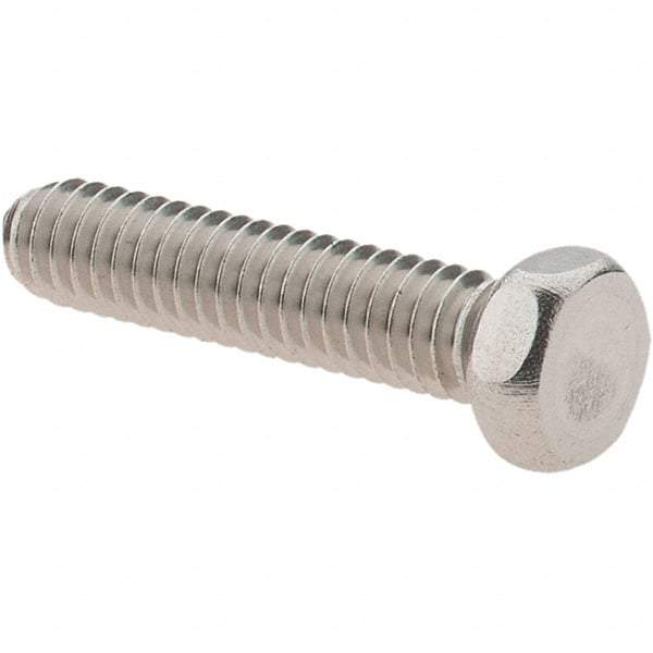 Value Collection - #8-32 UNC, 3/4" Length Under Head Hex Drive Machine Screw - Hex Head, Grade 18-8 Stainless Steel, Uncoated, Without Washer - Eagle Tool & Supply