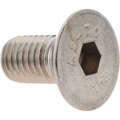 Value Collection - M10x1.50 Metric Coarse Hex Socket Drive, 90° Flat Screw - Grade 18-8 & Austenitic A2 Stainless Steel, Fully Threaded, 20mm OAL - Eagle Tool & Supply