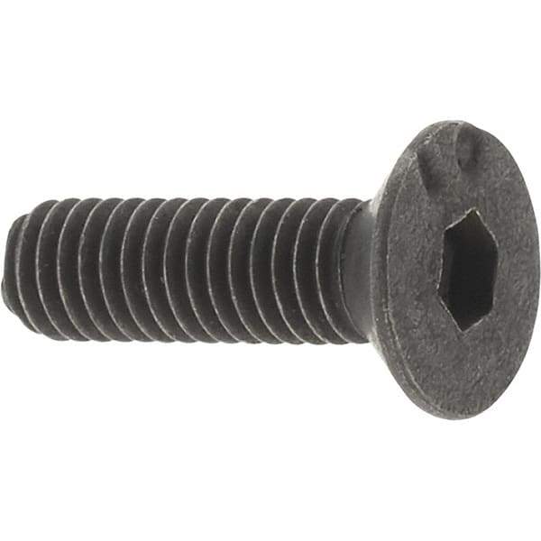 Value Collection - M3x0.50 Metric Coarse Hex Socket Drive, 90° Flat Screw - Grade 12.9 Alloy Steel, Black Oxide Finish, Fully Threaded, 10mm OAL - Eagle Tool & Supply
