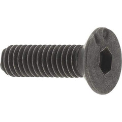Value Collection - M3x0.50 Metric Coarse Hex Socket Drive, 90° Flat Screw - Grade 12.9 Alloy Steel, Black Oxide Finish, Fully Threaded, 10mm OAL - Eagle Tool & Supply