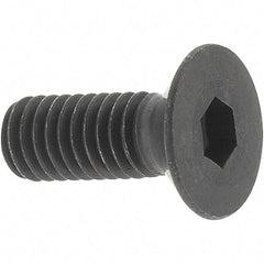 Value Collection - M3x0.50 Metric Coarse Hex Socket Drive, 90° Flat Screw - Grade 12.9 Alloy Steel, Black Oxide Finish, Fully Threaded, 8mm OAL - Eagle Tool & Supply