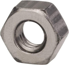 Made in USA - 5/16-18 UNC Steel Right Hand Hex Nut - 1/2" Across Flats, 0.273" High, Zinc Clear Finish - Eagle Tool & Supply