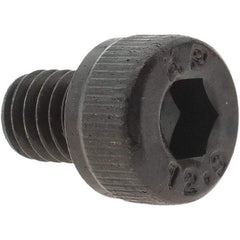 Value Collection - M4x0.70 Metric Coarse Hex Socket Drive, Socket Cap Screw - Grade 12.9 Alloy Steel, Black Oxide Finish, Fully Threaded, 5mm Length Under Head - Eagle Tool & Supply