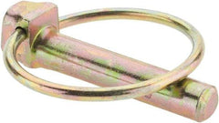 Value Collection - Lynch Pins Pin Diameter (Inch): 7/16 Usable Length (Inch): 1-15/16 - Eagle Tool & Supply