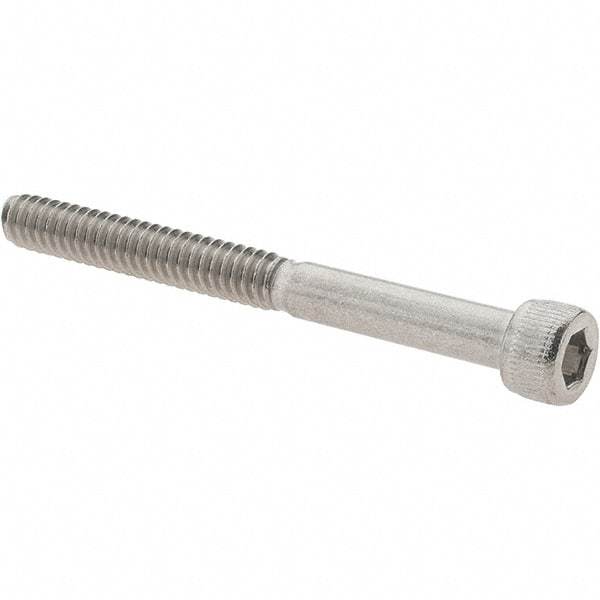 Value Collection - #10-24 UNC Hex Socket Drive, Socket Cap Screw - Grade 18-8 Stainless Steel, 2" Length Under Head - Eagle Tool & Supply
