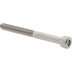 Value Collection - #10-24 UNC Hex Socket Drive, Socket Cap Screw - Grade 18-8 Stainless Steel, 2" Length Under Head - Eagle Tool & Supply