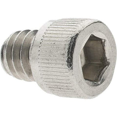 Value Collection - 1/4-20 UNC Hex Socket Drive, Socket Cap Screw - Grade 18-8 Stainless Steel, Uncoated, 1/4" Length Under Head - Eagle Tool & Supply