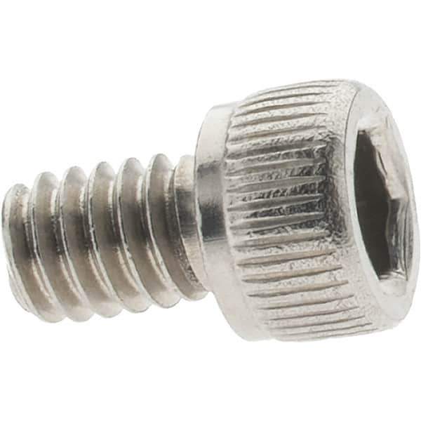 Value Collection - #8-32 UNC Hex Socket Drive, Socket Cap Screw - Grade 18-8 Stainless Steel, 1/4" Length Under Head - Eagle Tool & Supply