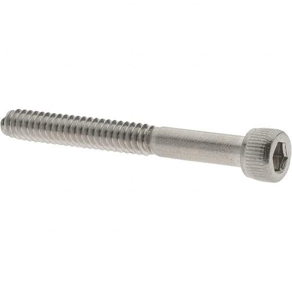Value Collection - #6-32 UNC Hex Socket Drive, Socket Cap Screw - Grade 18-8 Stainless Steel, 1-1/4" Length Under Head - Eagle Tool & Supply