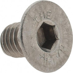 Value Collection - M8x1.25 Metric Coarse Hex Socket Drive, 90° Flat Screw - Grade 18-8 & Austenitic A2 Stainless Steel, Fully Threaded, 12mm OAL - Eagle Tool & Supply