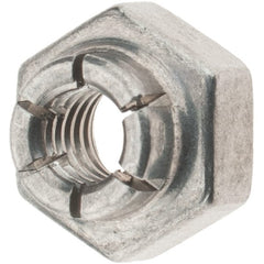 Value Collection - #8-32 UNJC 18-8 Hex Lock Nut with Expanding Flex Top - Eagle Tool & Supply