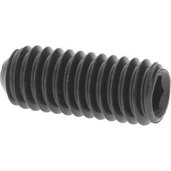 Value Collection - M4x0.70 Metric Coarse, 10mm OAL, Cup Point Set Screw - Grade 14.9 (45H) Alloy Steel, 2mm Key - Eagle Tool & Supply