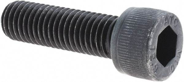 Value Collection - M10x1.50 Metric Coarse Hex Socket Drive, Socket Cap Screw - Grade 12.9 Alloy Steel, Black Oxide Finish, Fully Threaded, 35mm Length Under Head - Eagle Tool & Supply