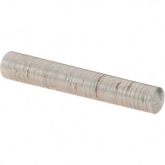 Value Collection - Size 4, 0.2188" Small End Diam, 0.25" Large End Diam, Uncoated Steel Taper Pin - Grade C-12L14, 1-1/2" OAL, 1-1/2 Pin Length - Eagle Tool & Supply