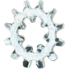 Value Collection - #10 Screw, Steel Internal Tooth Lock Washer - Zinc-Plated, Grade 2 - Eagle Tool & Supply