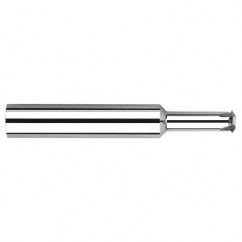 0.0720″ Cutter Diameter × 0.2500″ (1/4″) Reach Carbide Single Form #3 Thread Milling Cutter, 2 Flutes - Eagle Tool & Supply