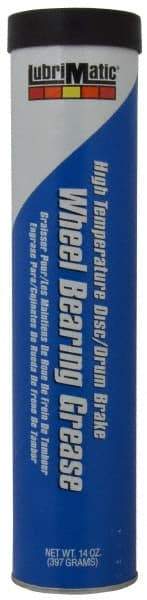 LubriMatic - 14 oz Cartridge Polyurea High Temperature Grease - Blue, High Temperature, 520°F Max Temp, NLGIG 2, - Eagle Tool & Supply