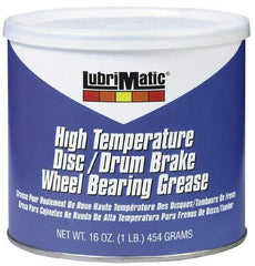 LubriMatic - 1 Lb Can Polyurea High Temperature Grease - Blue, High Temperature, 520°F Max Temp, NLGIG 2, - Eagle Tool & Supply